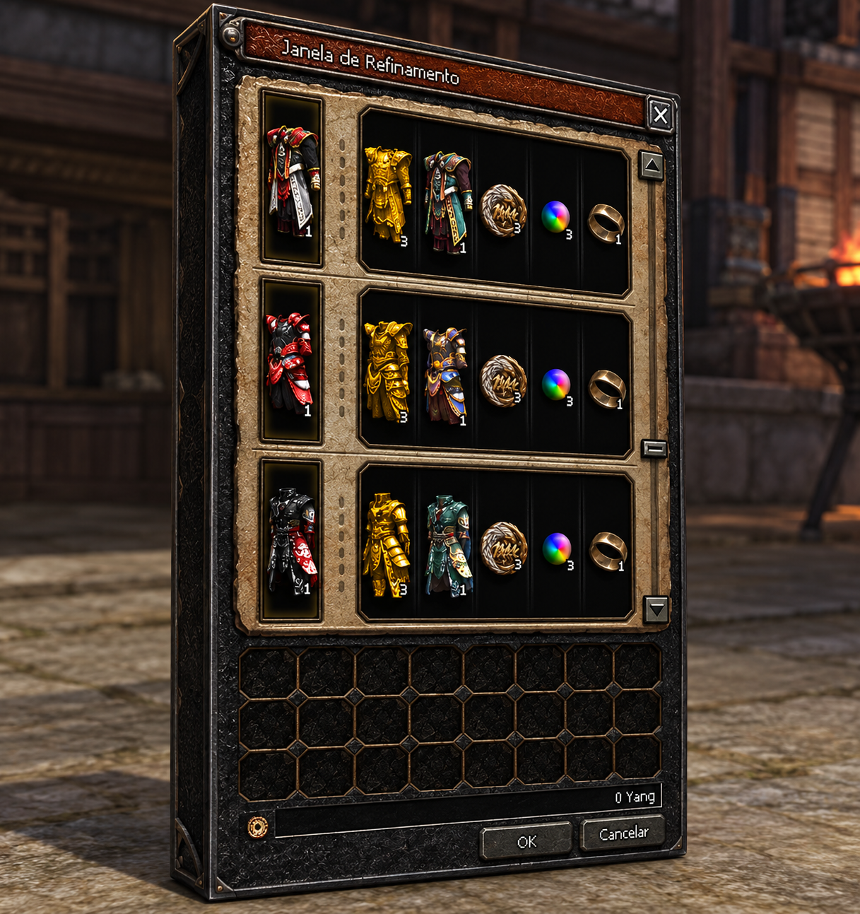 Painel do Sistema de Cubo
